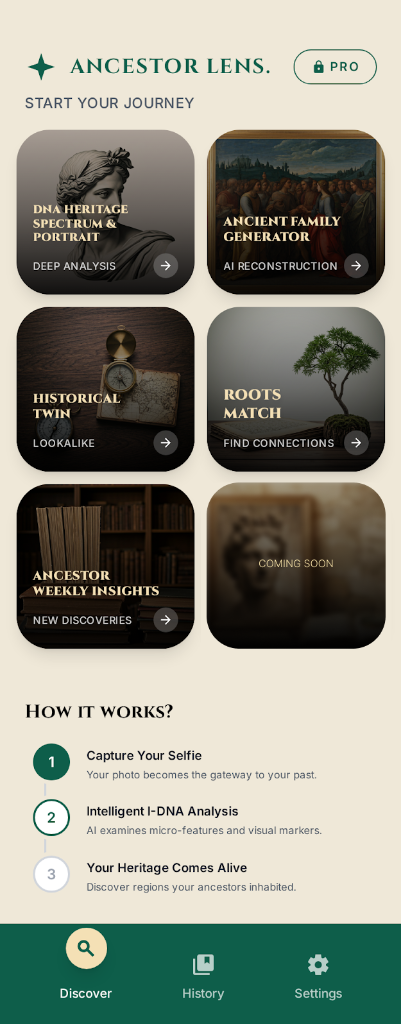 Ancestor Lens App Preview