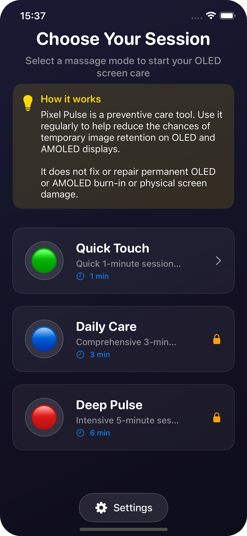 Pixel Pulse App Preview